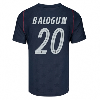 Billige Fotballdrakt Forente stater Folarin Balogun #20 Replika Bortedrakt VM 2026 Kortermet